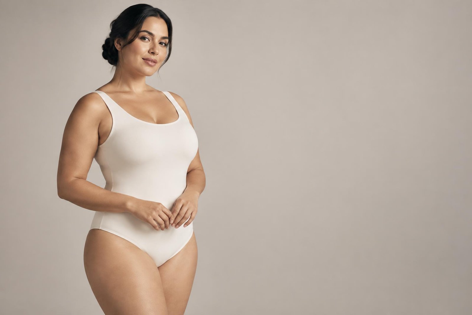 Editorial portrait celebrating body confidence